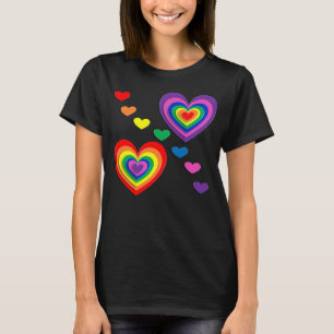 Rainbow Hearts T-Shirt