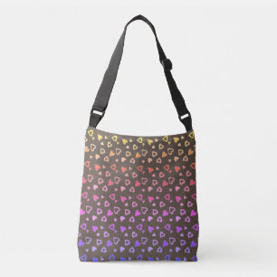 Rainbow Hearts Tasche