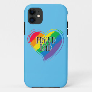 Rainbow Heft Flag Proud Vater LGBT Gay Pride Monat Case-Mate iPhone Hülle