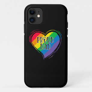 Rainbow Heft Flag Proud Vater LGBT Gay Pride Monat Case-Mate iPhone Hülle