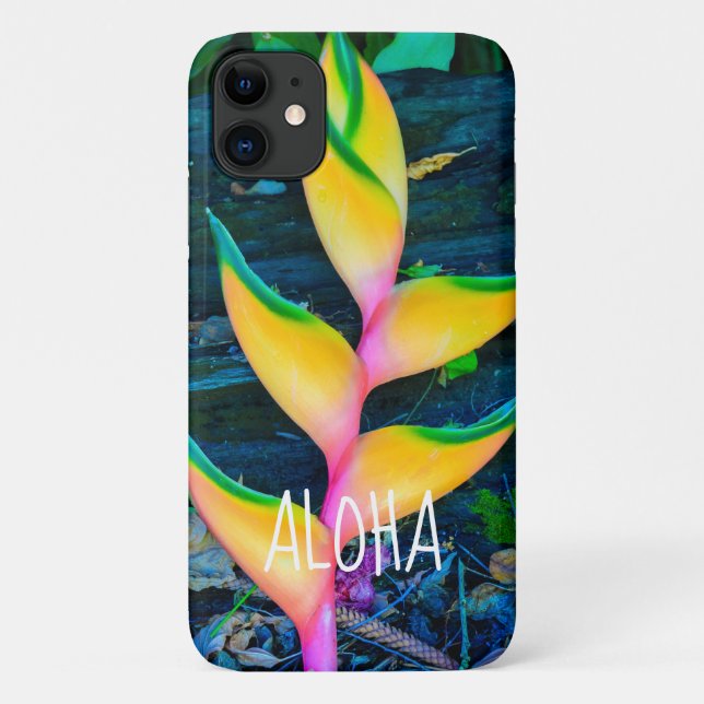 Rainbow Heliconia, Haena, Kauai, Hawaii Case-Mate iPhone Hülle (Rückseite)
