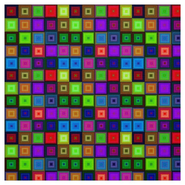 Rainbow-Hellneon-Farbmuster Stoff (Muster)