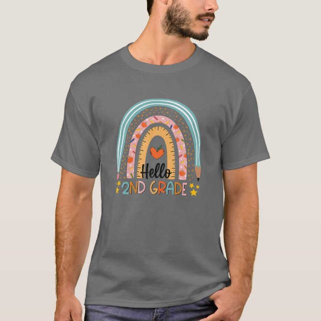 Rainbow Hello 2Nd T-Shirt (Vorderseite)