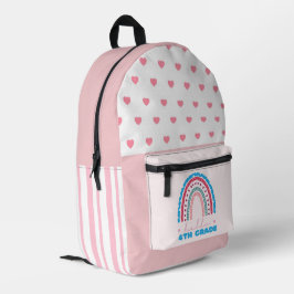 Rainbow Hello Fourth Grade Bedruckter Rucksack