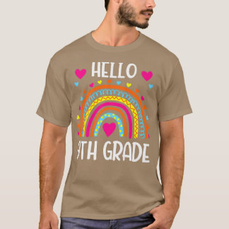 Rainbow Hello Ninth Grade Shirt 9. Klasse Zurück 