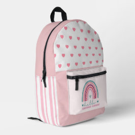 Rainbow Hello Second Grade Bedruckter Rucksack