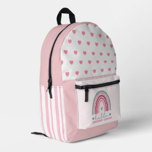 Rainbow Hello Second Grade Bedruckter Rucksack