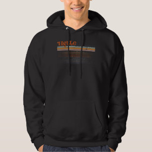 Rainbow Hello Third Grade Teacher First Day Hoodie