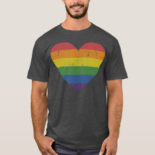 Rainbow-Herz für Schwule und Lesben T-Shirt