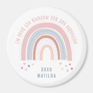 Rainbow-Herz niedliches Klassenzimmer Valentingesc Magnet