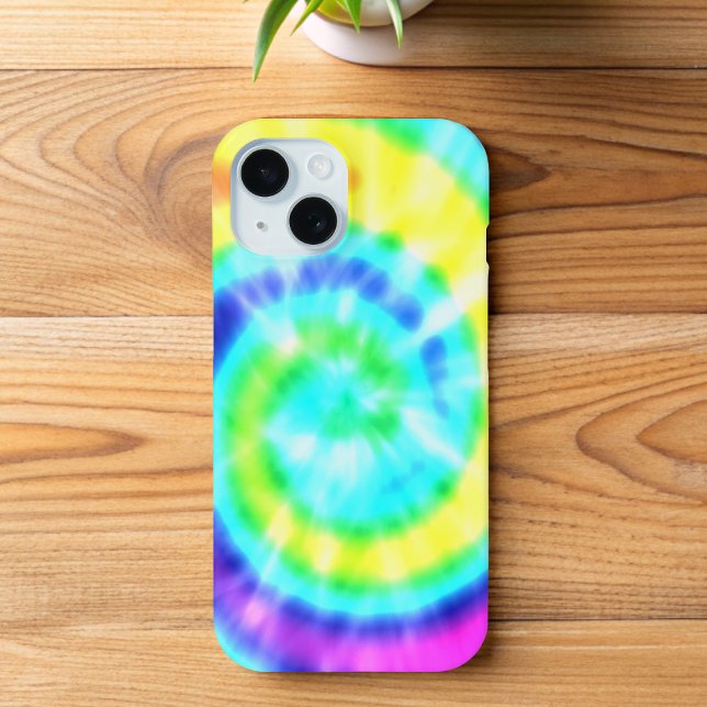 Rainbow Hippie Gefärbte Krawatte Case-Mate iPhone Hülle (Groovy tie dye phone case just for you)