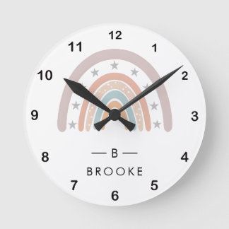 Rainbow hobos runde wanduhr