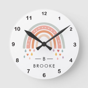 Rainbow hobos runde wanduhr