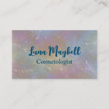 Rainbow Holographic Business Card