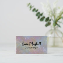 Rainbow Holographic Business Card