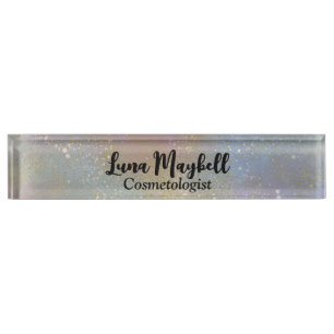 Rainbow Holographic Business Namensplakette