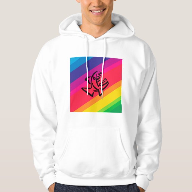 Rainbow Hoodie (Vorderseite)