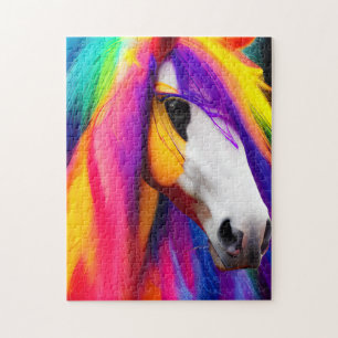 Rainbow Horse Puzzle