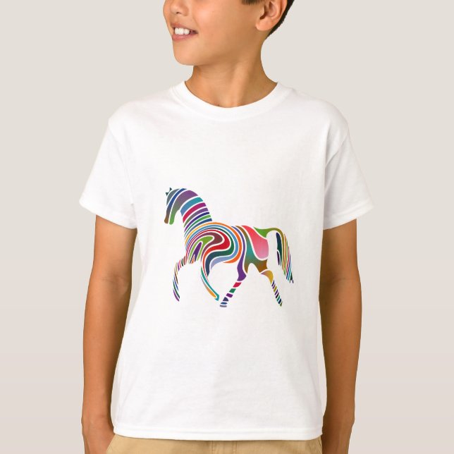 Rainbow Horse T-Shirt (Vorderseite)
