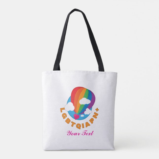 "Rainbow Hot Air Ballon LGBTQIA+ Prix Logo** (Rückseite)