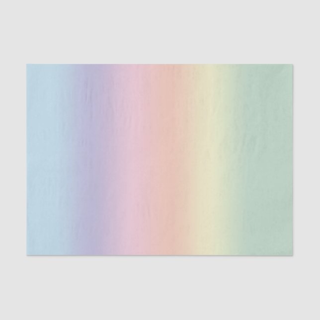 Rainbow Hübsch Pastell Blend Seidenpapier (Vorderseite)