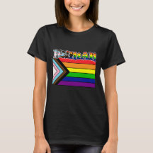 Rainbow Human LGBTQ Flag Support und Pride T-Shir
