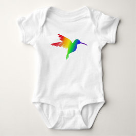 Rainbow Hummingbird Baby Strampler