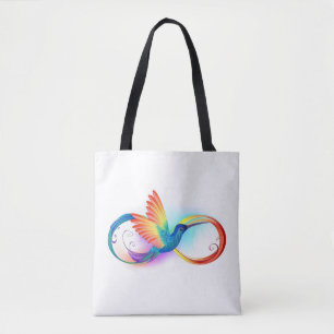 Rainbow Hummingbird mit dem Symbol Unendlichkeit