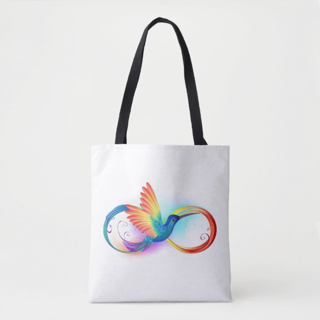 Rainbow Hummingbird mit dem Symbol Unendlichkeit (Vorderseite)