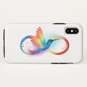 Rainbow Hummingbird mit dem Symbol Unendlichkeit Case-Mate iPhone Hülle