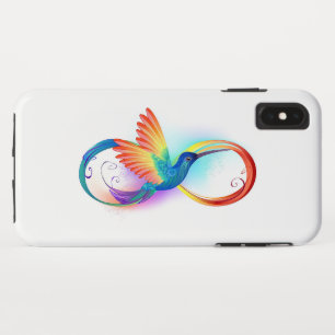 Rainbow Hummingbird mit dem Symbol Unendlichkeit Case-Mate iPhone Hülle