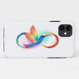 Rainbow Hummingbird mit dem Symbol Unendlichkeit Case-Mate iPhone Hülle