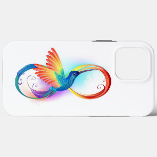 Rainbow Hummingbird mit dem Symbol Unendlichkeit Case-Mate iPhone Hülle