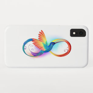 Rainbow Hummingbird mit dem Symbol Unendlichkeit Case-Mate iPhone Hülle