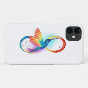 Rainbow Hummingbird mit dem Symbol Unendlichkeit Case-Mate iPhone Hülle