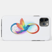 Rainbow Hummingbird mit dem Symbol Unendlichkeit