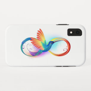 Rainbow Hummingbird mit dem Symbol Unendlichkeit Case-Mate iPhone Hülle