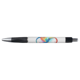 Rainbow Hummingbird mit dem Symbol Unendlichkeit Kugelschreiber