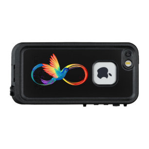 Rainbow Hummingbird mit dem Symbol Unendlichkeit LifeProof FRÄ’ iPhone SE/5/5s Hülle