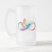 Rainbow Hummingbird mit dem Symbol Unendlichkeit