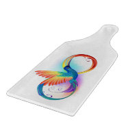Rainbow Hummingbird mit dem Symbol Unendlichkeit