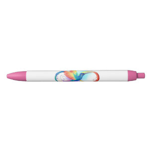 Rainbow Hummingbird with Infinity symbol Kugelschreiber