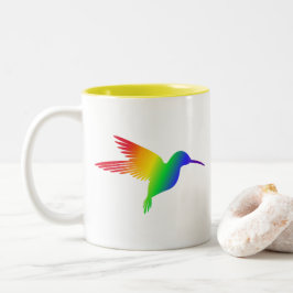 Rainbow Hummingbird Zweifarbige Tasse