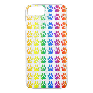 Rainbow Hund Pawprint Case-Mate iPhone Hülle