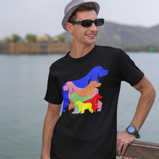 Rainbow Hunde Pride T-Shirt (Von Creator hochgeladen)