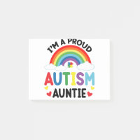 Rainbow I bin eine stolze Autismus Tante Autismus