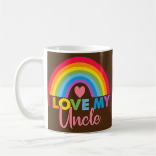 Rainbow I Liebe My Oncles Stolz Liebe Ihr Stolz Kaffeetasse