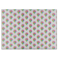 Rainbow Ice Creme Cone Glass Cutting Board