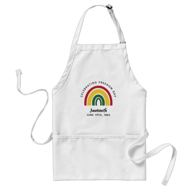 Rainbow im Juni 1865 zum Freiheitstag Schürze (Vorne)