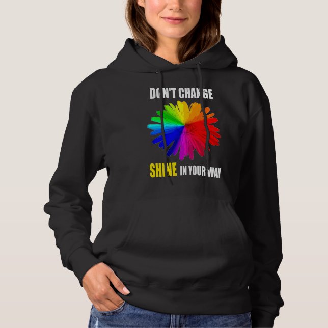 Rainbow-Inspiration Hoodie (Vorderseite)